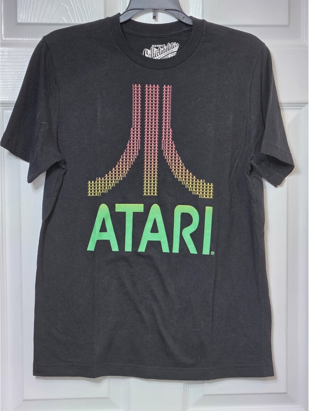 Old Navy Collectables Atari Retro Logo Black T Shirt Size Adult Small